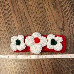 Knitted Christmas headband